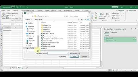 Video Excel. Obtener datos externos