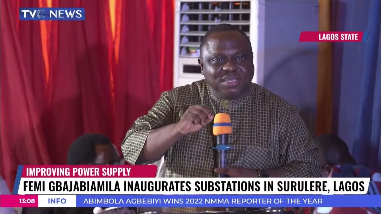 Femi Gbajabiamila Commissions Substations in Surulere, Lagos State