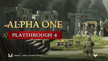 Alpha One: Playthrough 4 - Part 1 - July 14, 2021 [Ashes of Creation Gameplay]