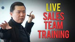 Dan Lok Does A Live Training Session With His Sales Team