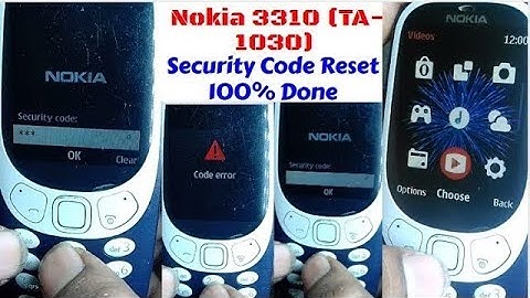 Nokia 3310 TA-1030 Security Code Read/Reset 100% Done Miracle Box 2024 (ufixer solution)