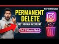Instagram Permanent Delete Account | instagram id delete kaise kare #deleteinstagram 