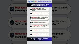 WhatsApp Beta Update New Group Notification Controls Announced | #technews #whatsapp #socialmedia screenshot 4