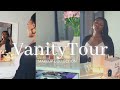VANITY TOUR 2021 MAKEUP COLLECTION MOST USED COSMETICS  CHIT CHAT BLACK ESTHETICIAN Nars Mac Perfume