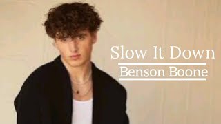 Slow It Down - Benson Boone (Official Music Video) - Terjemahan Indonesia