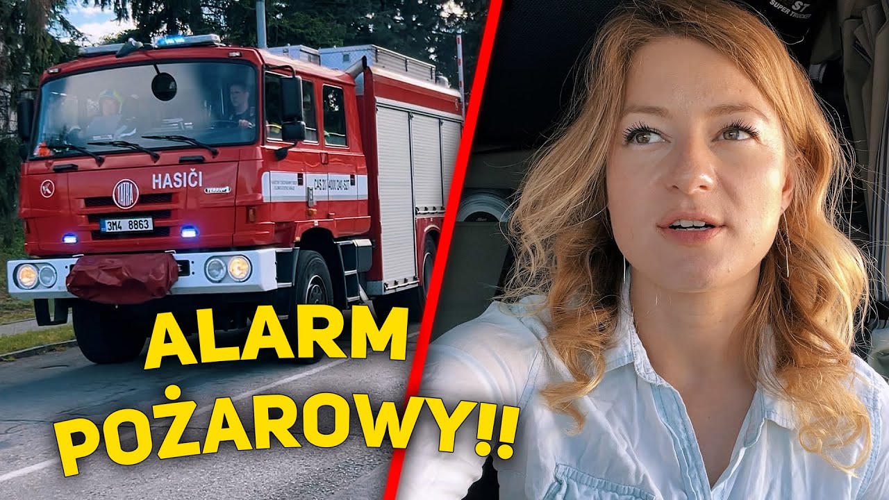 ALARM POŻAROWY W TRAKCIE ROZŁADUNKU.. FIRE ALARM DURING UNLOADING..