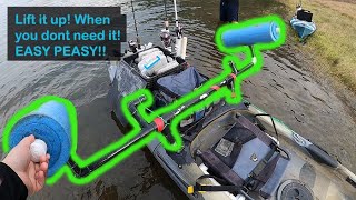 MY DIY 'Rotatable' Kayak Outriggers/Stabilizer Setup: NO drilling + Drilling SETUP