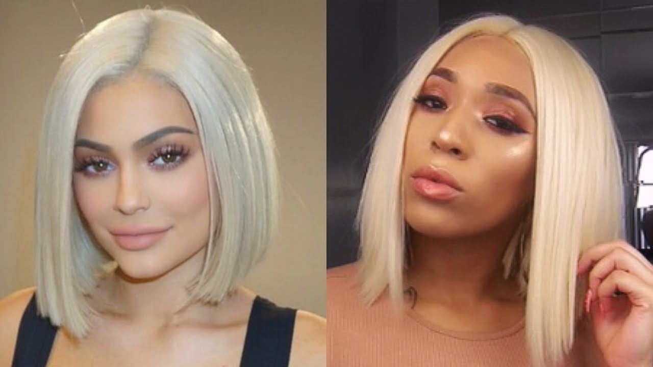 How To Slay A Platinum Blonde Wig Like Kylie Jenner You How To Slay A Platinum Blonde Wig Like Kylie Jenner