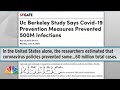 Study Finds Coronavirus Lockdowns Saved Millions Of Lives | Rachel Maddow | MSNBC