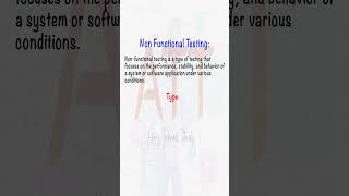 Non-Functional Testing | Software Testing Training  #shorts #interview #ytshorts #short #viral
