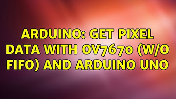 Arduino: Get pixel data with OV7670 (w/o FIFO) and Arduino Uno
