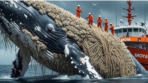 Emotionele reddingsactie in de oceaan: een walvis redden die bedekt is met miljoenen zeepokken | ...