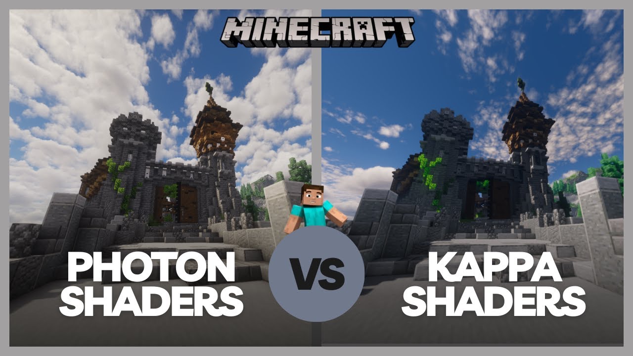 Which Minecraft Shaders Is Better? | Photon Or Kappa | - YouTube