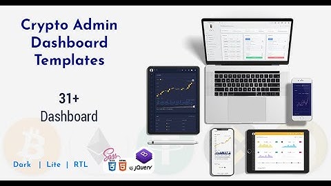 Tokenize Admin Dashboard Template with Dark RTL Theme