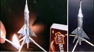 How to make mini Rocket with matchstick. How to make rocket with matches