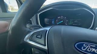 How to turn auto high beams on or off on Ford Fusion