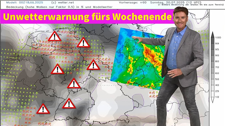 Unwetter: Schwergewitterlage, besonders am Sonntag. Hagel, Sturm, Starkregen - Warnstufe 3: Tornado!