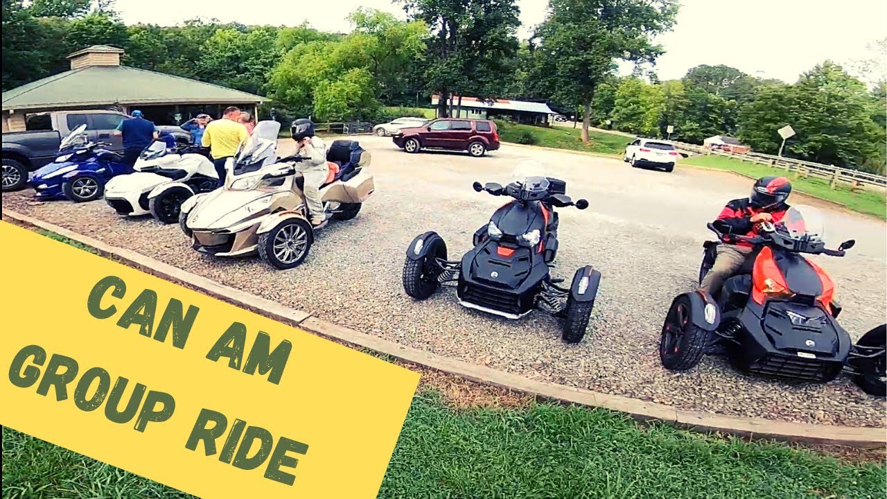 Can Am Ryker отправляется в групповую поездку с Spyder Fanatics Acworth