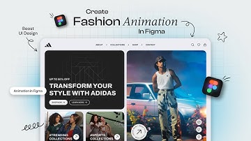 Adidas Website UI Design in Figma | Animation in Figma | Figma Tutorial For Beginners