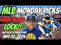 HUGE MLB LOCK!! MLB Picks Today 5/20/2024 | Free MLB Picks, Predictions & Sports Betting Advice