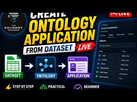 Palantir Foundry Ontology: Build Your First Business Objects #FoundryTutorial #Foundrycourse