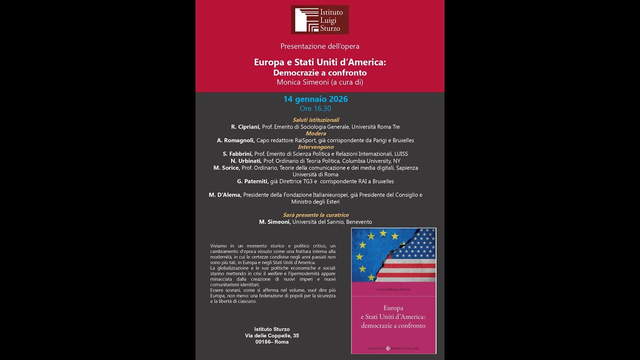 Europa e Stati Uniti d’America: Democrazie a confronto