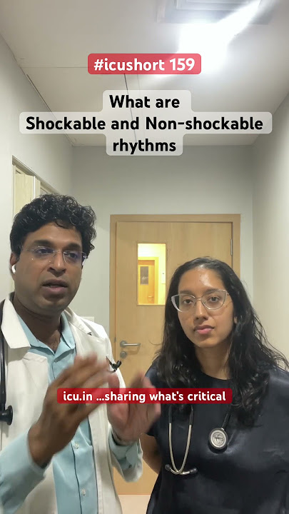 #icushort 159: What are Shockable and Non-shockable rhythms #esbicm #shorts