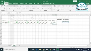 Attendance sheet 2 | EXCEL | PUNJABI LANGUAGE | AKASH WEBS COMPUTER INSTITUTE
