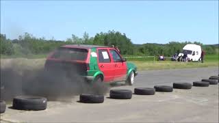 Jakub Hutka /VW GOLF II/ Dolná Strehová RALLY-SHOW (2023.06.03.)