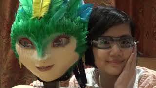 How to make an animatronic Tooth Fairy costume from Rise of the Guardians with eye-tracking.