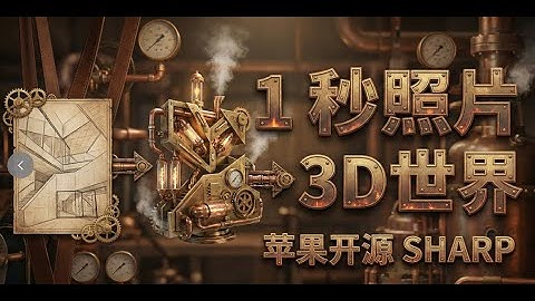 "苹果炸场！1秒把照片变3D，SHARP开源震撼全网"