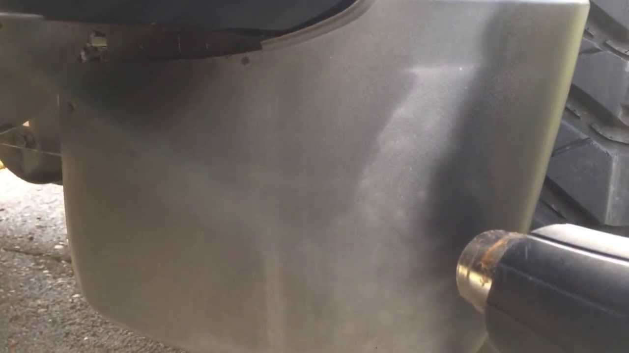 renewing faded plastic car molding trim using heat gun YouTube