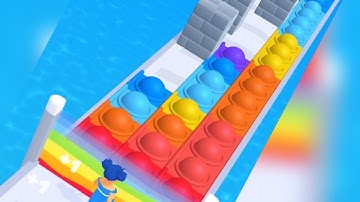 Pop it Run! Very satisfying and relaxing ASMR sound gameplay