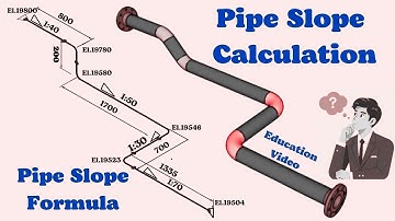 Easy Guide to Elevation & Slope Calculation in Piping Isometrics.