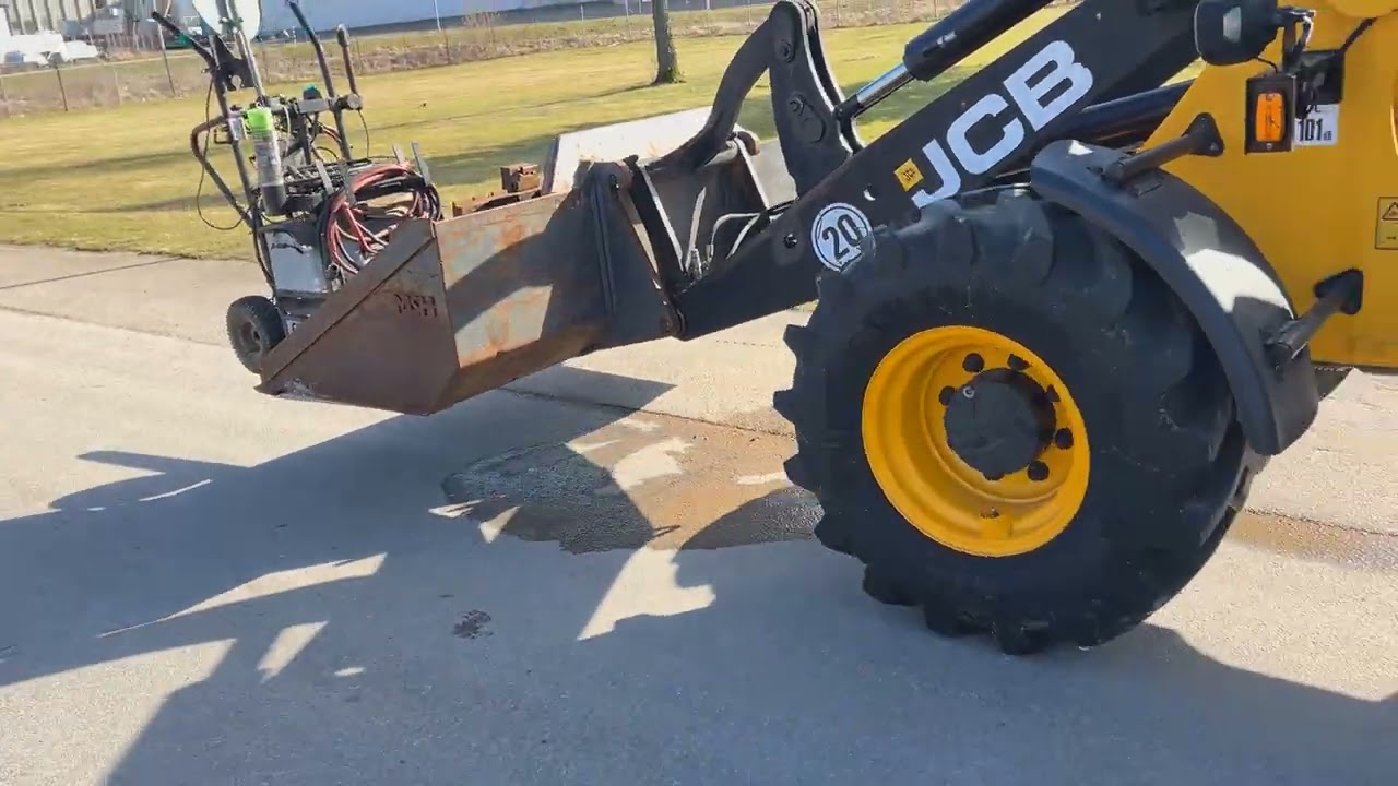 Hjullastare JCB 406 - 2 redskap