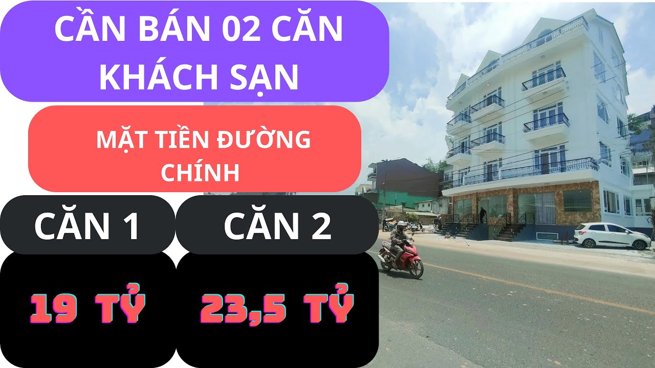 Bán 02 Căn Khách Sạn Mới Xây| Phường 2. Tp Đà Lạt | Lh... - youtube