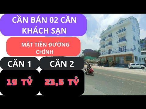 Video Bán 02 Căn Khách Sạn Mới Xây| Phường 2. Tp Đà Lạt | Lh... - youtube