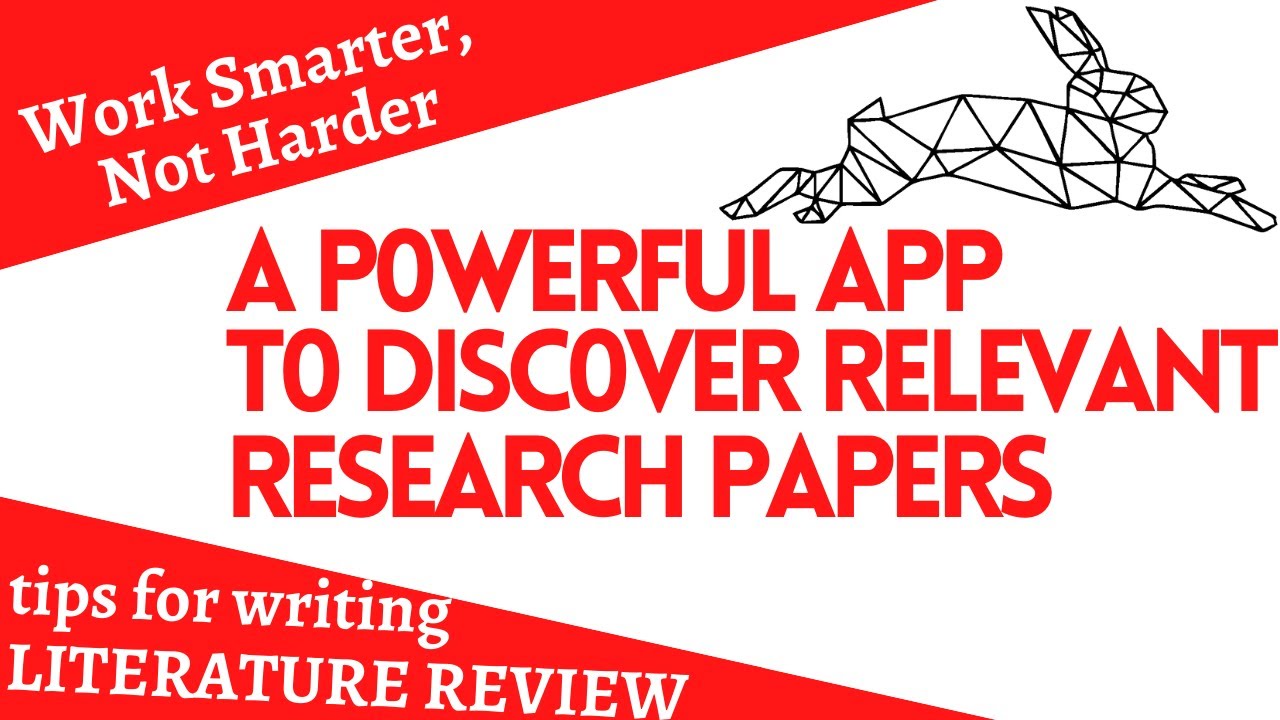 Research Rabbit Tool | Find Relevant Research Papers, Quickly ...