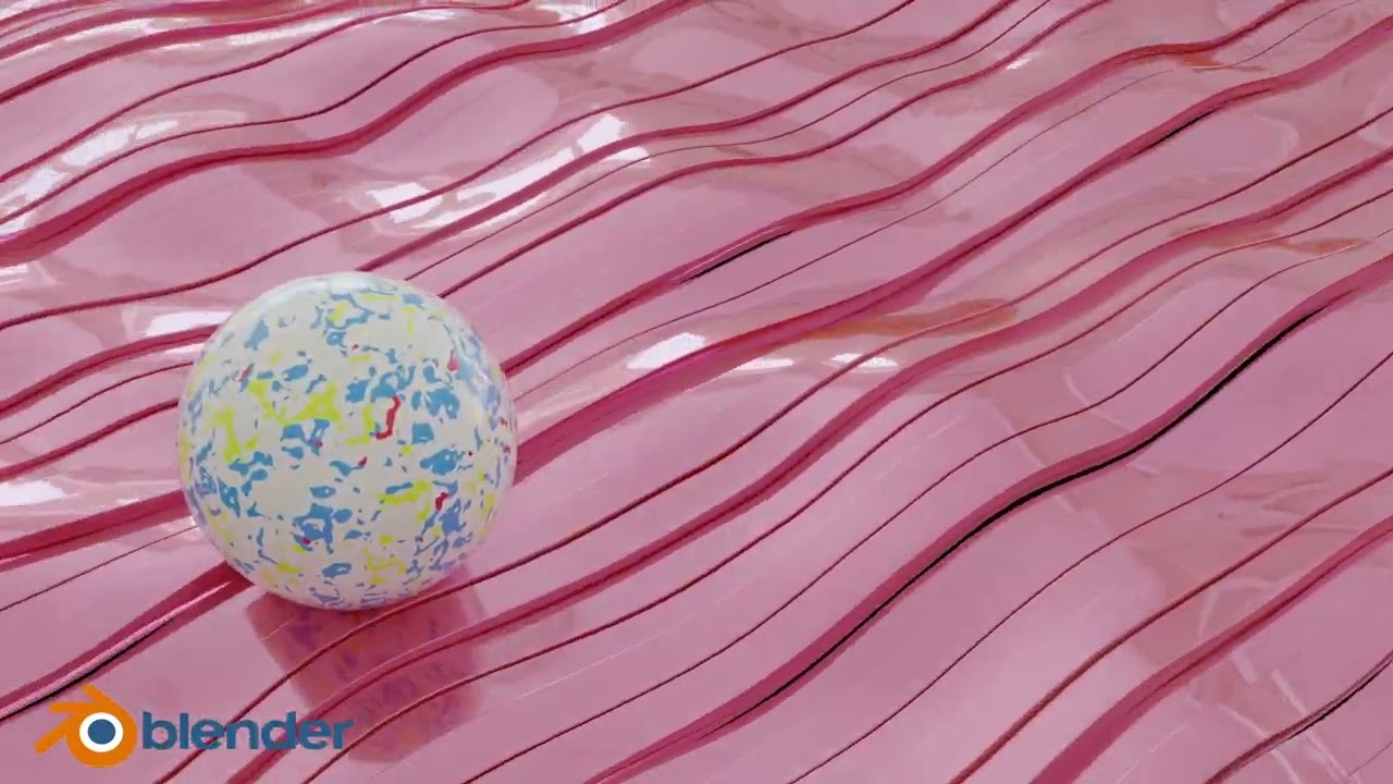 Blender Geometry Node & Softbody demo