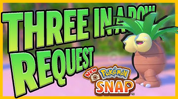 How to Complete the Three in a Row Request - New Pokémon Snap
