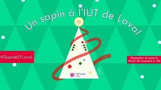Illumination du sapin de Noël de l'IUT de Laval - 30/11/2021