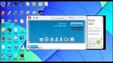 Huwaei datacard Error 522 Ray ID -Fixed solution
