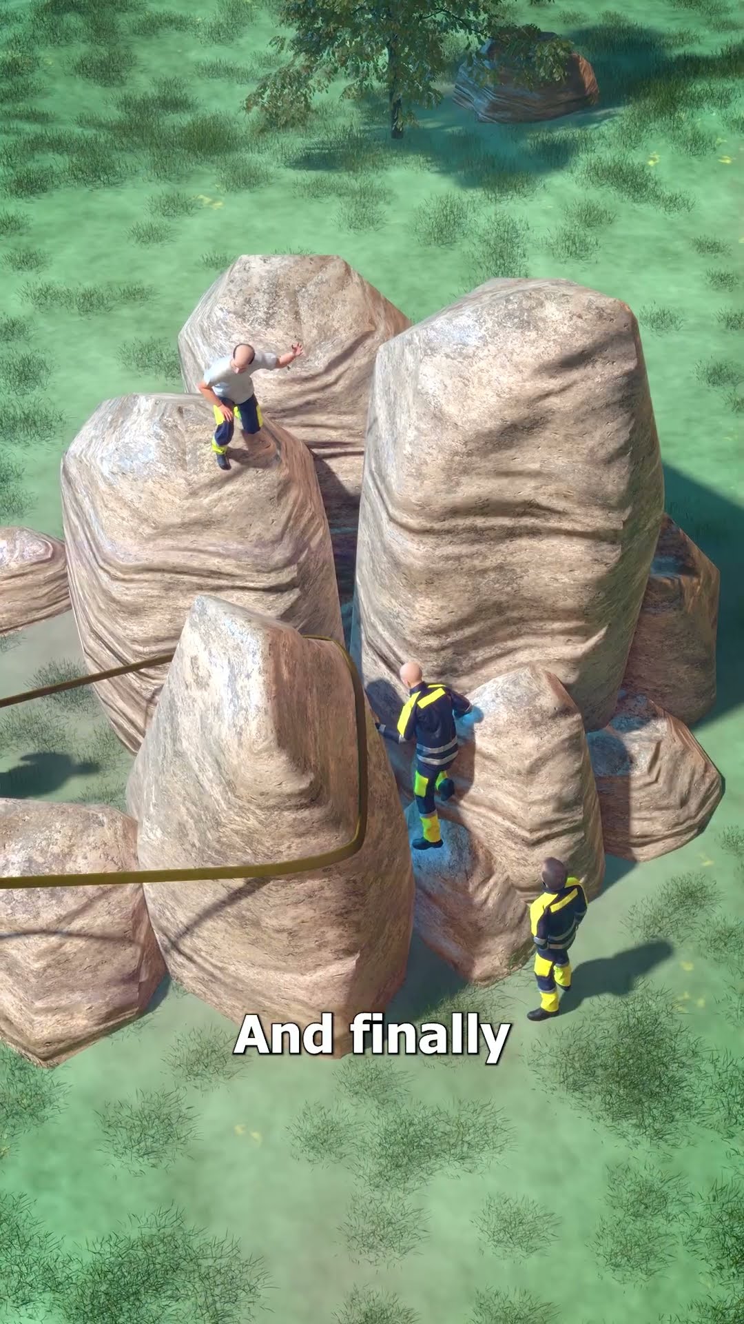 Stuck Between Boulders For A Phone?! ?
