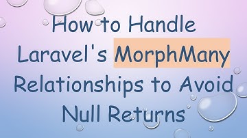 How to Handle Laravel