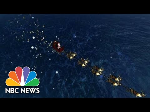 Watch Live: NORAD Tracks Santa Claus As He Flies Across The Globe | NBC News