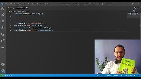 JavaScript da "String compression" algoritmini yozamiz!