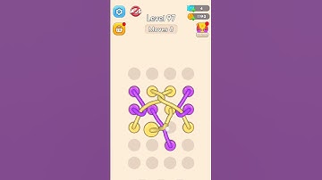 Tangle Rope – Level 97 Solution | Untie Rope Puzzle Walkthrough #TangleRope #UntieRope #Shorts