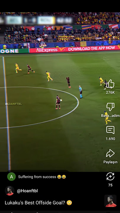Lukaku 's Best Offside Goal?