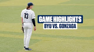 BASEBALL GAME HIGHLIGHTS | BYU VS. GONZAGA | Game 1