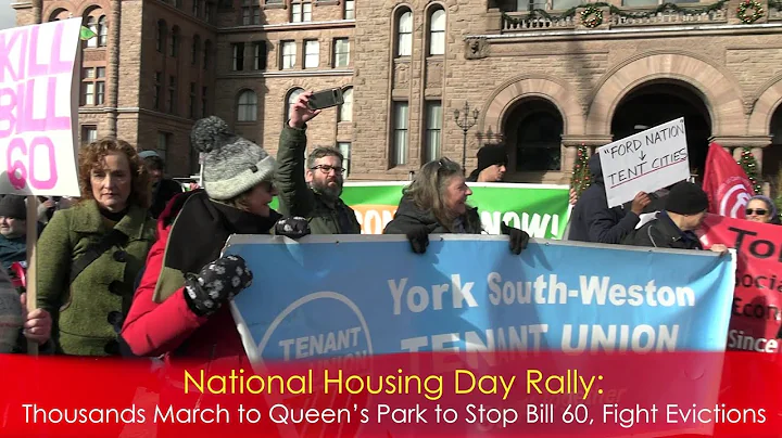 Rally to Stop Bill 60, Fight Evictions on National Housing Day